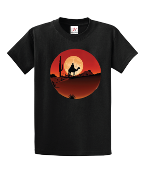 Sunset by the Desert - Indy - Funny Unisex Kids And Adults T-Shirt